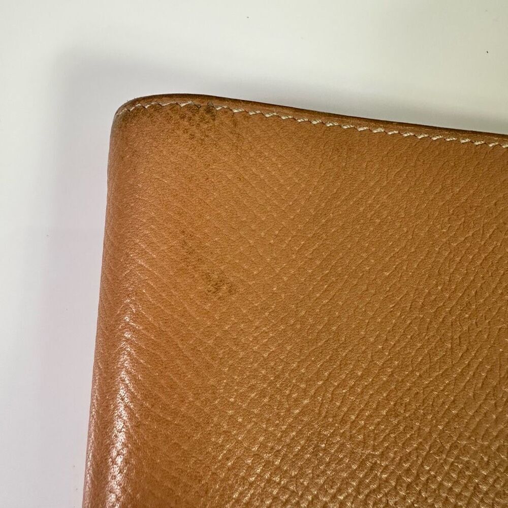 Hermes Tan Leather Notebook Agenda Cover Holder - Picture 5 of 16